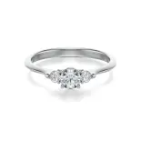 Pierścionek białe złoto z diamentami AJPZ_086